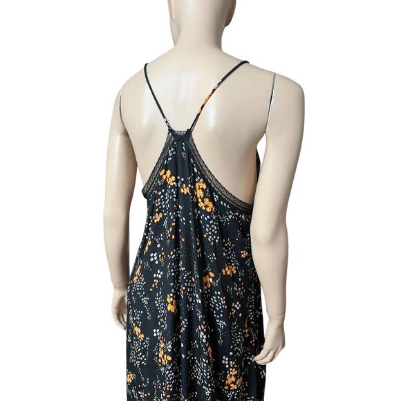 Zadig & Voltaire Risty Spark Flowers Long Dress Size S Sleeveless 100% Viscose - Picture 7 of 12